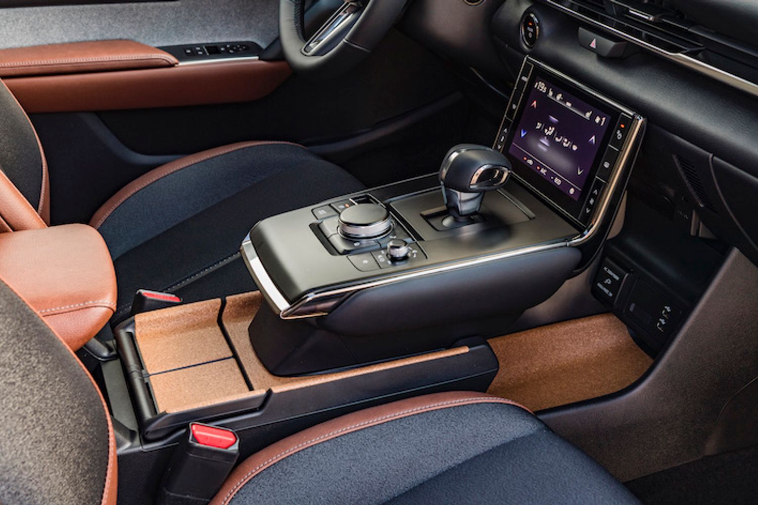 Mazda CX30 interior centre console